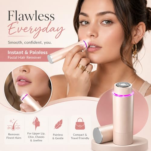 Image of Eyebrow Trimmer & Facial Hair Remover Razor for Women | Professional, Personal Hair Removal
