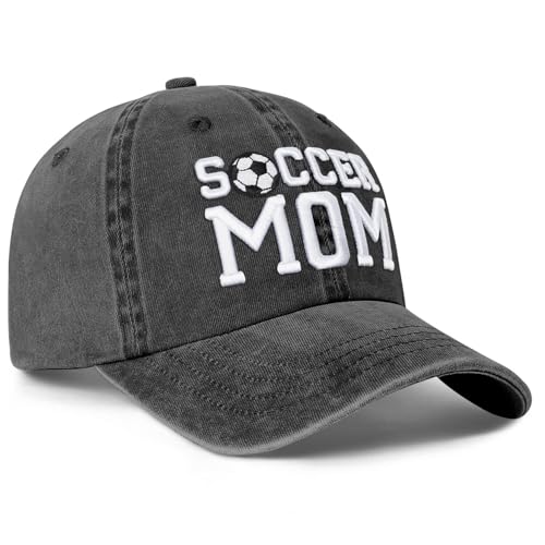 Image of Mothers Day Snapback,Adjustable Embroidered Mom Dad Trucker Hat,Cotton Baseball Cap
