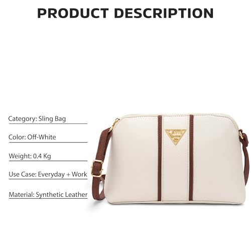 Image of Lavie Signature Women's Mono Georgia Crossbody Sling Bag | Ladies Purse Handbag | Gift For Women