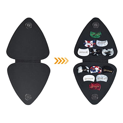 Btuty Boîte à médiators pour guitare électrique acoustique, comprend 12 médiators de guitare en cuir, pochette de… - Les Beatles, Paul McCartney, John Lennon, RIngo Starr, George Harrison Btuty Boîte à médiators pour guitare électrique acoustique, comprend 12 médiators de guitare en cuir, pochette de… – Image 8