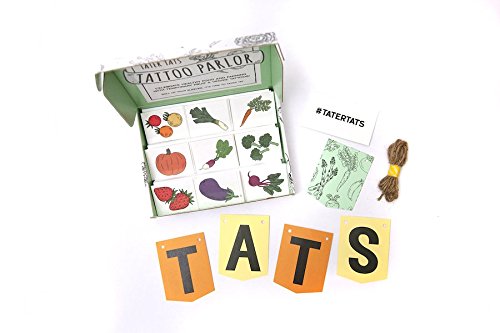 Tater Tats Pop-Up Tattoo Parlor: 225 Temporary Vegetable Tattoos