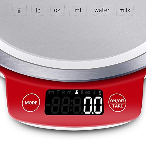 Kitchen Scales LCD Kitchen Scale Digital Gram Metal Electronic Accurate Balance Mini Cooking Food Measure Tools Pallet Food