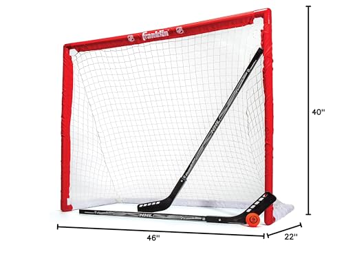 Franklin Sports 46001X Nhl Youth Street Hockey Set - (2) Kids Junior Hockey Sticks, Pvc Goal + Roller Hockey Ball Included thumb #7