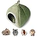 Cama para cobayas, lecho para Conejos,casa para hámsteres para cobayas, hámsteres sirios, Chinchillas, Hurones y Otros Animales pequeños Que pesen Menos de 1,2 kg (Verde)