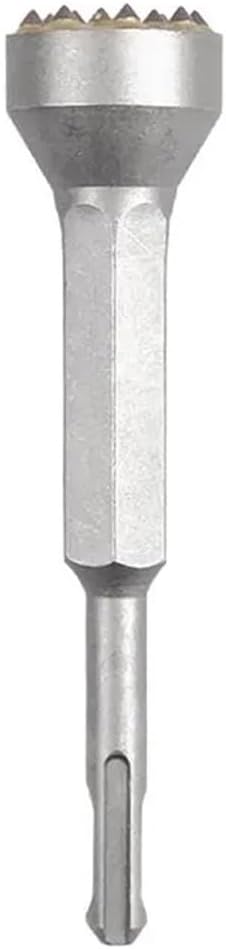 1Pc Bushing Tool Round HexagonTips Bushing Hammer Head Concrete Bushing Bit for Demoliton Hammer(SdsMax12T)