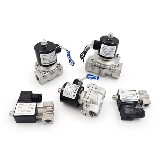Électrovanne électrique 24V acier inoxydable DN25 électrovanne eau air huile