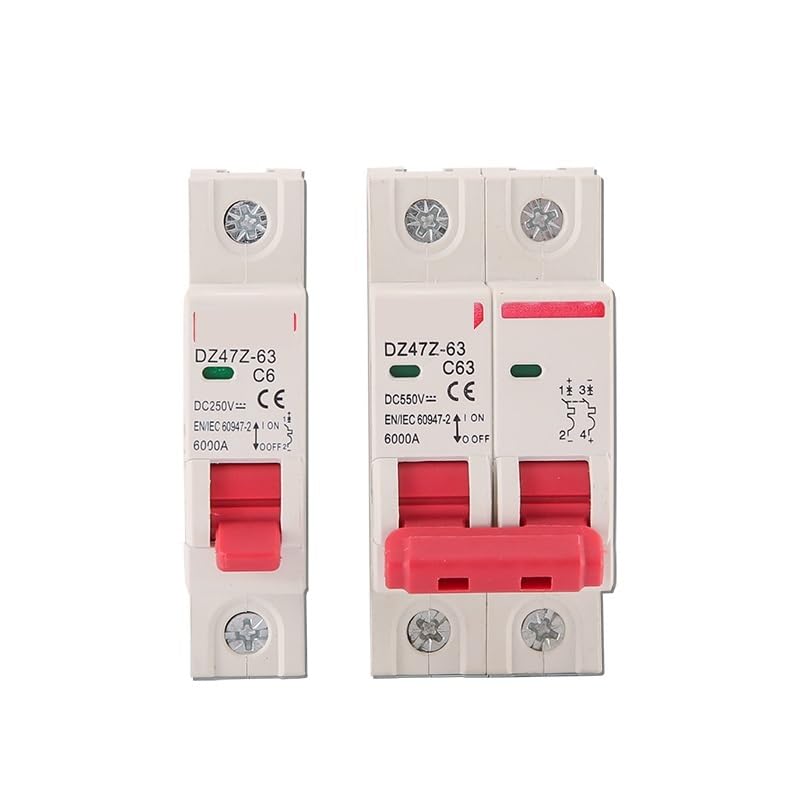 Interruptor DZ47Z-63 MCB para el cuadro eléctrico de viviendas autosuficientes con placas solares