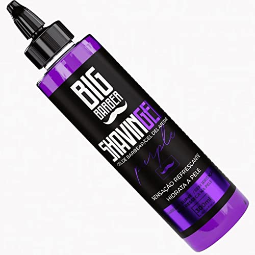 Shaving Gel Barbear Bisnaga Big Barber Purple 300ml Profissional