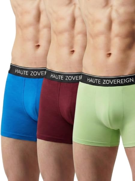 Men’s Modal Trunks Underwear – Ultra-Soft Viscose & Micromodal Comfort, Stretchable Fit, & Breathable Innerwear for All-Day Freshness