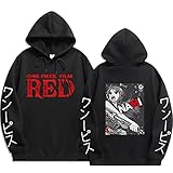Sybnwnwm One Piece Hoodies Anime Nami Cosplay Hoodie Hood Pullover Sweatshirt Long Sleeve Outfit for Men Women Black