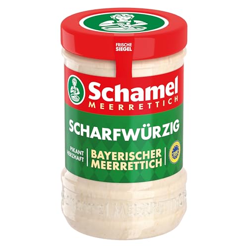 Schamel Meerrettich Scharfwürzig 12er Pack; 12 x145g-Glas