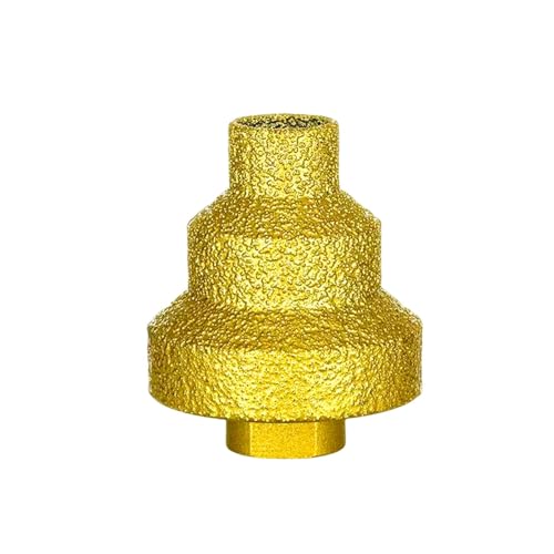 Broca de diamante soldada M10/M14 para baldosas, piedra, roca y placas, broca integrada para escariado (M10, 20-35-50 mm)
