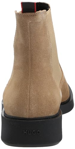 HUGO Men's Brushed Suede Slip on Chelsea Boot3