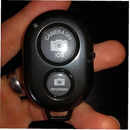 スマホカメラリモコン カメラシャッターリモートコントロール スマホ用 bluetooth リモートコントロールボタン ワイヤレスコントローラ セルフタイマー 使いやすい 自撮りグッズ ブラック
