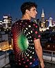 Goodstoworld Mens T Shirt Visual Illusion Funny Cool 3D Graphic Print T-Shirts Womens Tee Shirt Vintage Custom Funky Boys Gifts, XXL #4