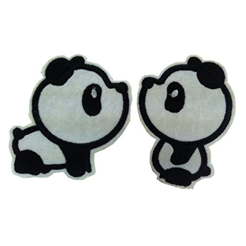 Ximkee(10 Pack) Cute Panda Couple Embroidered Appliques Sew Or Iron On Patches #TOP24