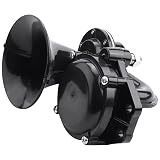 Wisboey 600DB 12 / 24V Elektrische Schnecke Luft Hupe Lauter Ton für Auto Motorrad