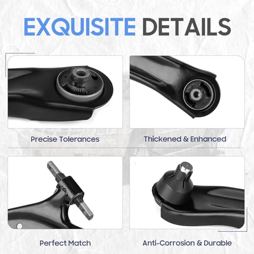 Front Lower Control Arms w/Ball Joints Suspension Kit for Nissan Rogue 2.5L 2008-2013 08 09 10 11 12 13,for Nissan Rogue Select 2.5L 2014-2015 14 15 (2pc) - Image 6