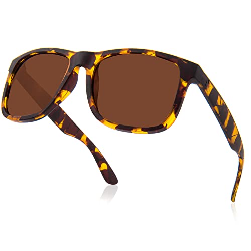 Image of MAXJULI Polarized Sunglasses for Men and Women,UV Protection Rectangular Sun Glasses 8806