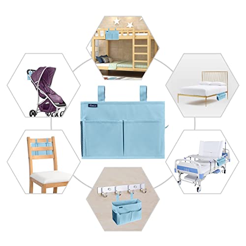 Image of Surblue Bedside Storage Bag, Bedside Storage, Storage Pocket, Small Storage (Small-Skyblue)