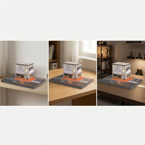 Mini maqueta de edificio japonés Izakaya el regalo ideal con luz 2