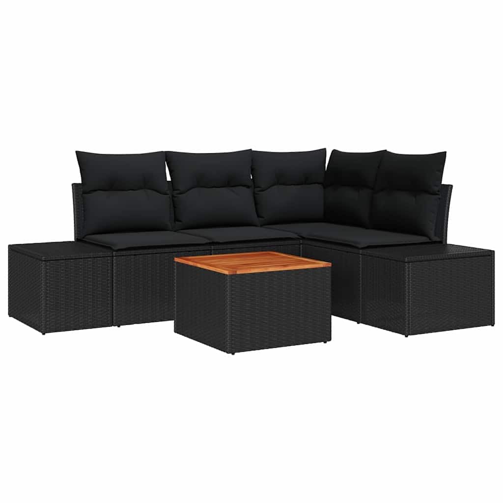 Ensemble de canapé de jardin avec stockage gain de place pour ranger vos coussins