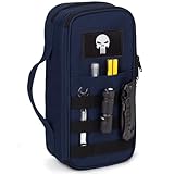 Bolsa de herramientas táctica para hombre – Organizador multiusos resistente al agua con gran apertura y cremallera, carpinteros y manitas