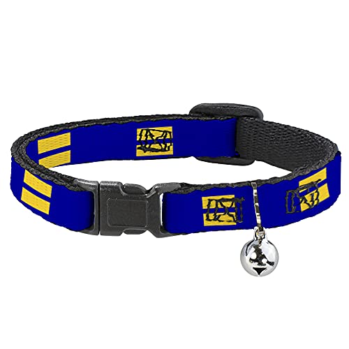 Collier pour chat drapeau Equality jaune et bleu par Buckle Down