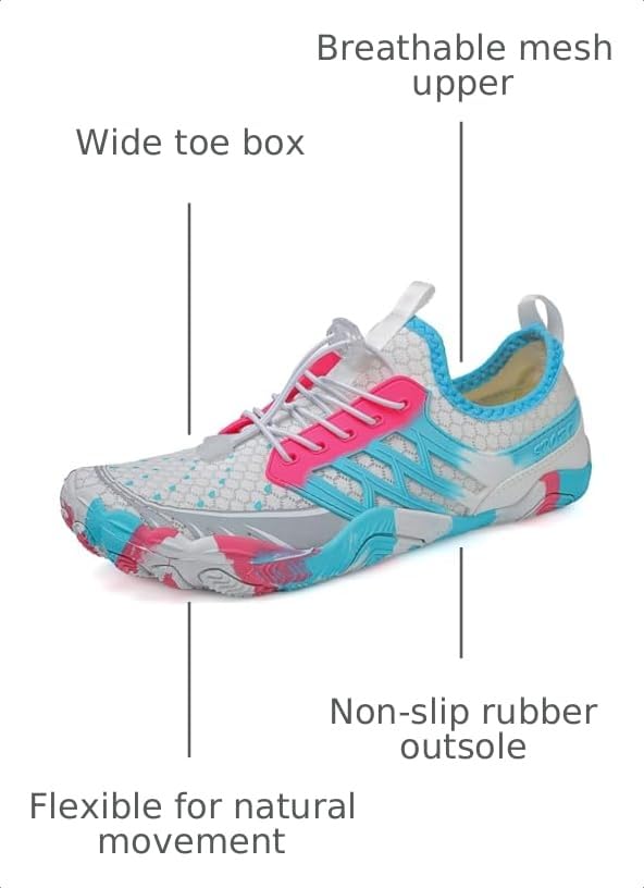 Image of SAGUARO Women's Quick-Dry Wide Toe Box Water Shoes