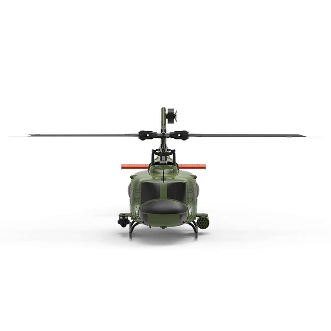 F07 UH-1 Huey 1/34 RC helikopter, 2.4G 6CH bezszczotkowy napęd bezpośredni 6G Flybarless RC model samolotu z optycznym pozycjonowaniem przepływu (wersja RTF / tryb 1/mode2)