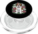 Photo Gallery dolce san bernardo con rose e gigli popsockets popgrip per magsafe Photo Gallery dolce san bernardo con rose e gigli popsockets popgrip per magsafe