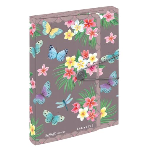 Herlitz Sammelbox A4, PP, Motiv: Ladylike Butterflies, 1 Stück