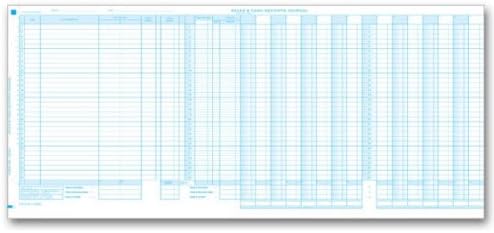 EGP Sales Cash Receipts Journal Sheet, 25 Journals