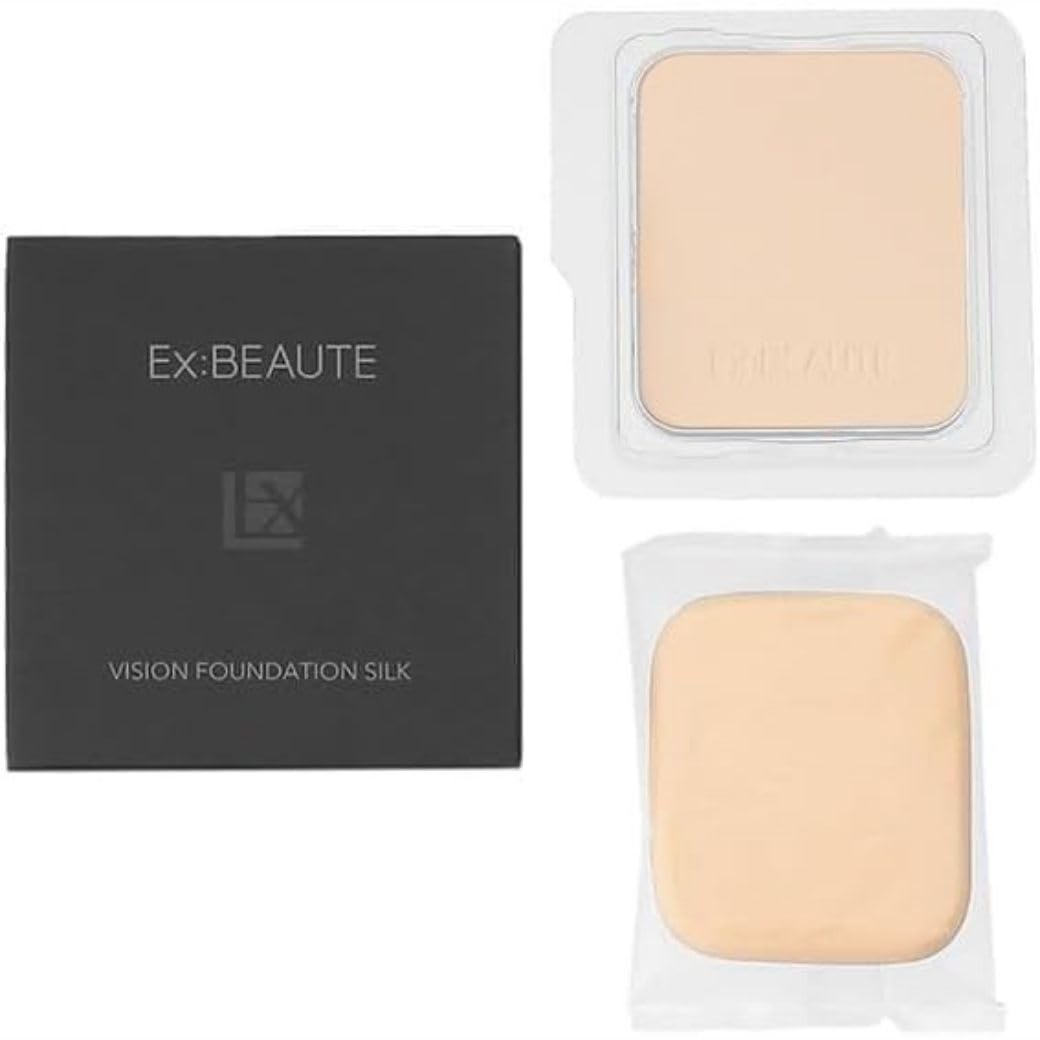 EX:BEAUTE Vision Foundation Silk Powder Ochre 01 Refill Made in Japan