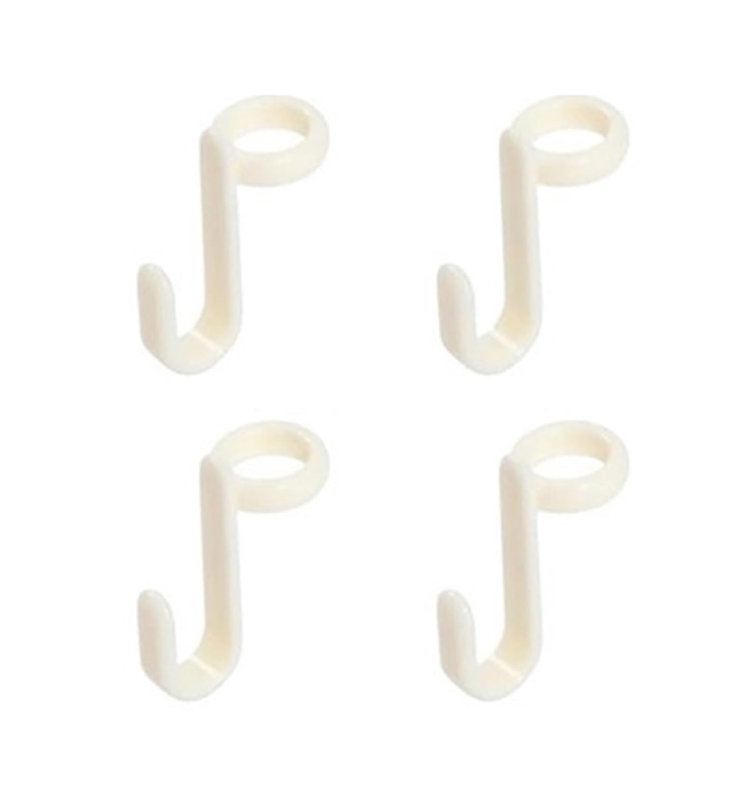 Hangers for Clothes Space Savers 300pcs Mini Hanger for Wardrobe Connector Hangers Save Space(White)