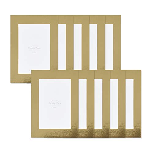 Monolike Standing Paper Frame 4X6 Metallic Series Glossy Gold 10P 4X6Inch Size #TOP21