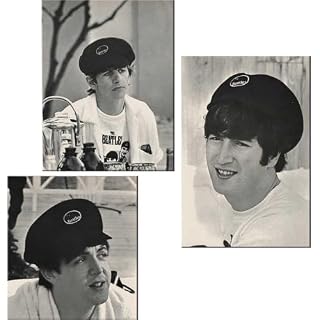 Rock Off officially licensed products The Beatles Oval Logo Corduroy Hat - Les Beatles, Paul McCartney, John Lennon, RIngo Starr, George Harrison Rock Off officially licensed products The Beatles Oval Logo Corduroy Hat – Image 2