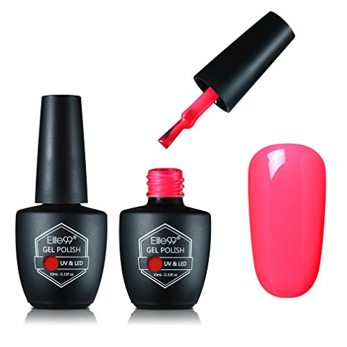 Elite99 UV LED Soak off Nail Gel Polish Long Lasting Shiny Color Gel Manicure Pedicure Nail Polish Nail Varnish 10ml Brights Have More Fun