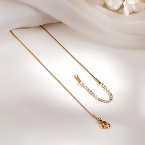 Image of Rubans Demi Fine Stainless Steel Pendant Chain Daily Gift for Women & Girls