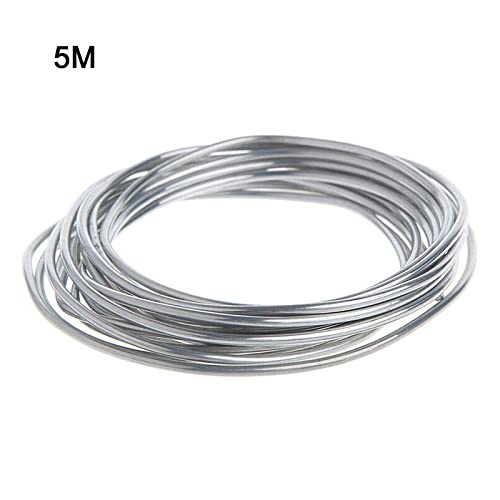 GatherTOOL 1/3/5M Easy Melt Aluminum Copper Welding Rod Cored Wire Low Temperature Welding Rods for Copper Aluminum Steel Welding No Need Powder (Size : 1M-1.6mm)