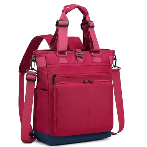 mygreen Tokyo Tote Messenger Backpack Red