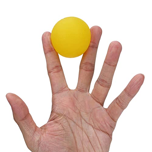 Relief Balls for Hand Exercise Stress Relief, Arthritis Pain Relief - Hand Therapy Squeeze Balls (Yellow)