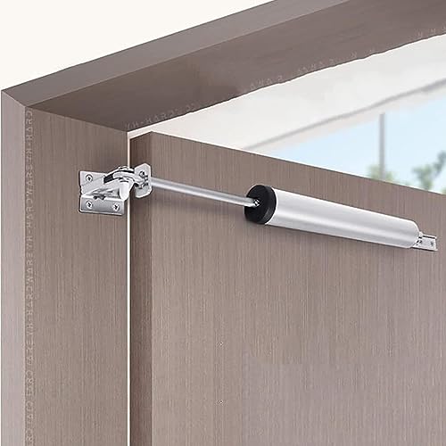 GINTON Automatic Door Closer Heavy Duty Aluminium Pneumatic Side-Mounted Home Fire Door Closer 3 Styles (Color: Onecolor Size: Side Mount)