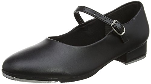 So Danca Girl's Tap Dancing Shoes, Black, 38
