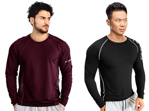 Image of Noble Monk Mens Polyester Solid Regular Fit T-Shirt