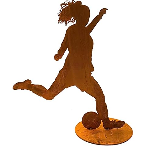 Rostikal 40 cm Rust Football Decorative Trophy Cover