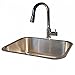 RCS 23 X 18 Single Bowl Stainless Steel Undermount Sink With Faucet
