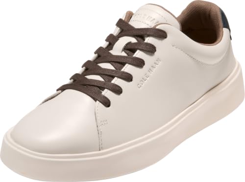 Cole Haan Men's Grand Crosscourt Traveler Sneakers, Ivory/Navy Blazer/Dark Chocolate, 13-M US by Cole Haan - Used condition - US$67.68