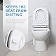 Ibergrif Toilettensitz Kinder, 2 in 1 WC Sitz mit Absenkautomatik, D-Form Toilettendeckel, Einfache Montage, Klodeckel Quick Release Funktion, Antibakterielle, Passend für die Meiste Toilette, Weiß