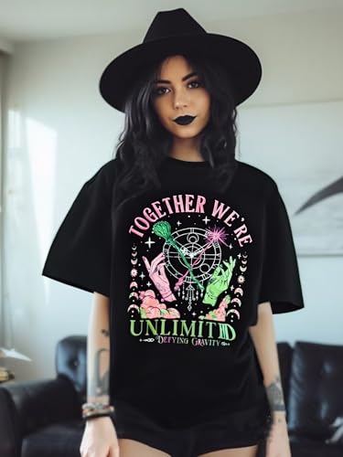 Musical Shirt for Women Witch Shirt Musical Movie Fan Gifts Tee Together We're Unlimited Casual Short Sleeve Tops3